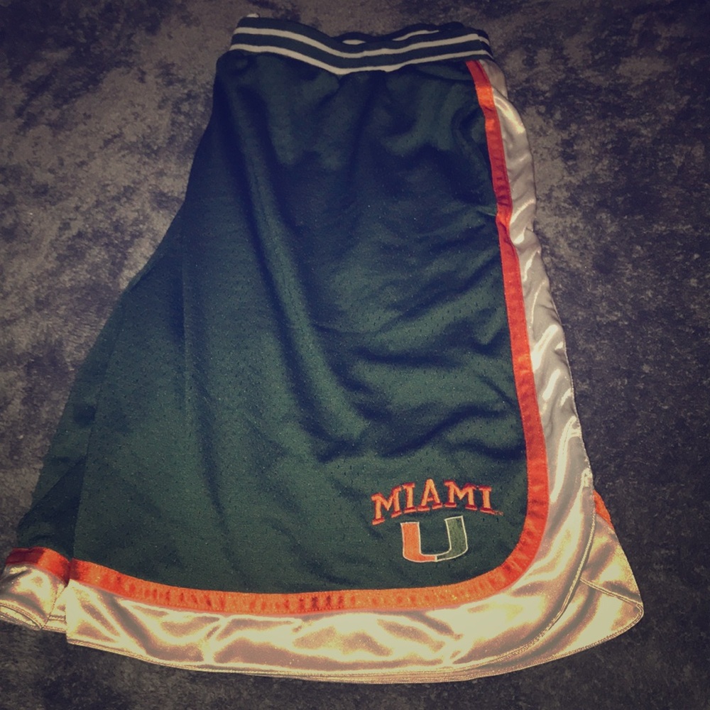 Vintage Miami Hurricanes Starter Basketball Shorts